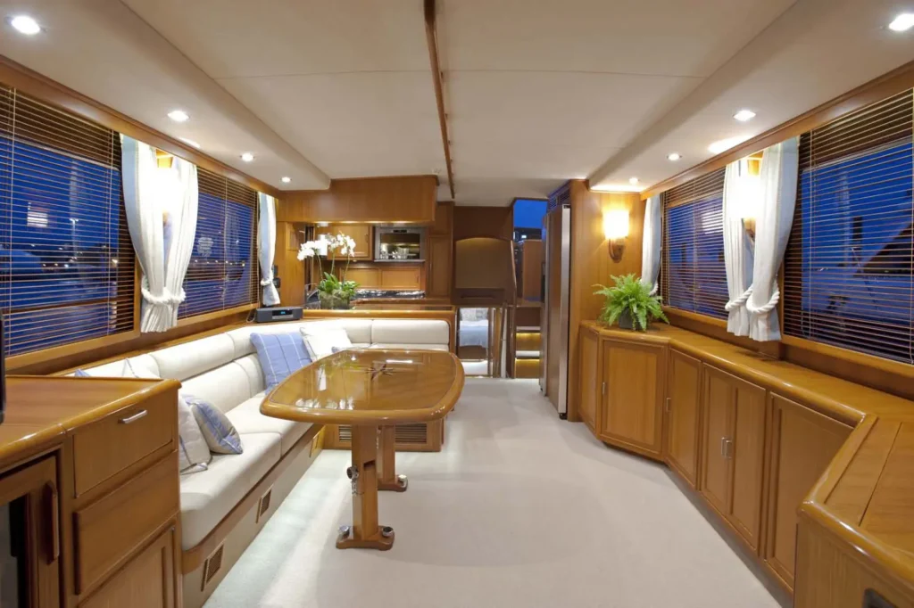 Interior photo of the Fleming 55