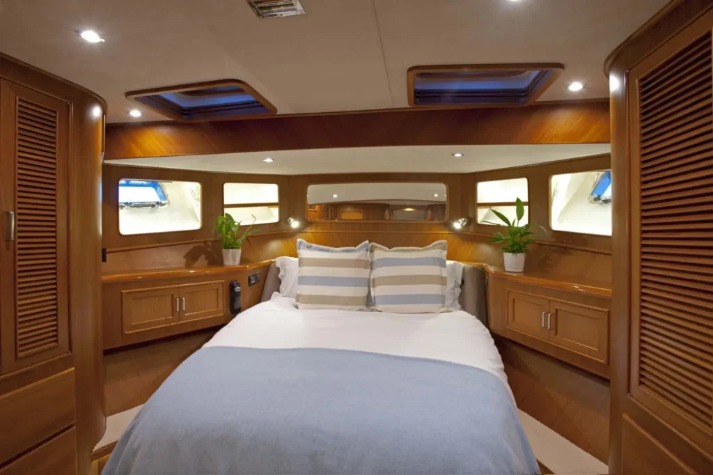 Interior photo of the Fleming 55