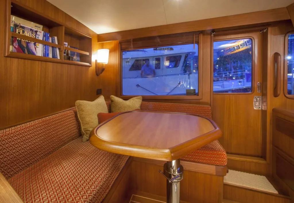 Interior photo of the Fleming 55