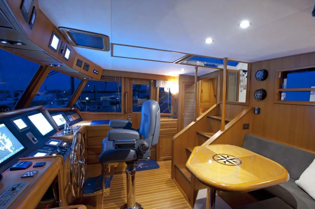 Interior photo of the Fleming 55