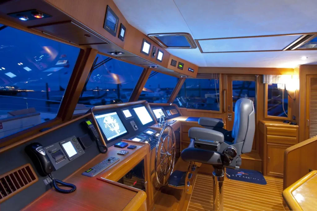 Interior photo of the Fleming 55