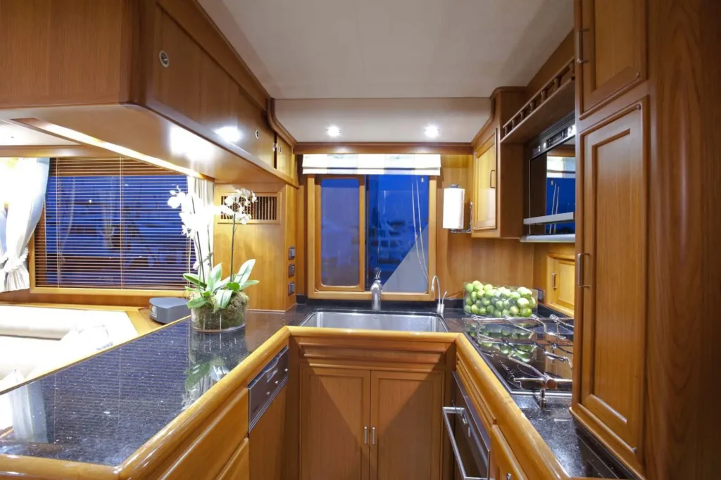 Interior photo of the Fleming 55