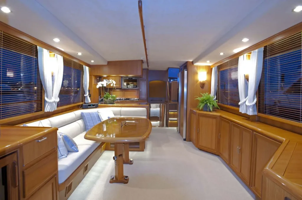 Interior photo of the Fleming 55