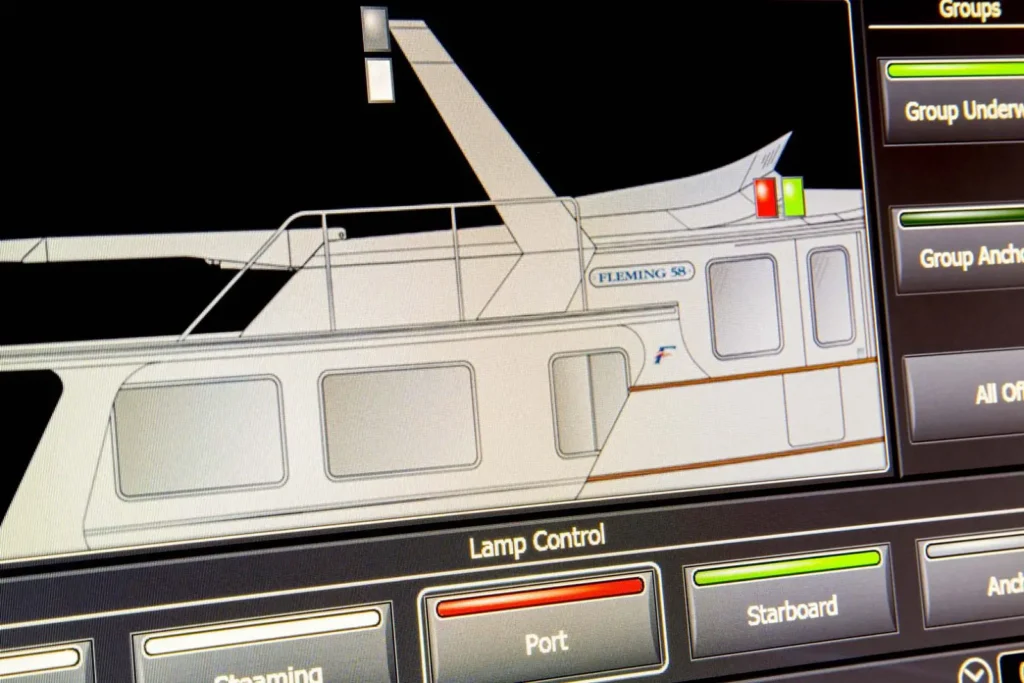 Detail photo of the Fleming 58 / 60