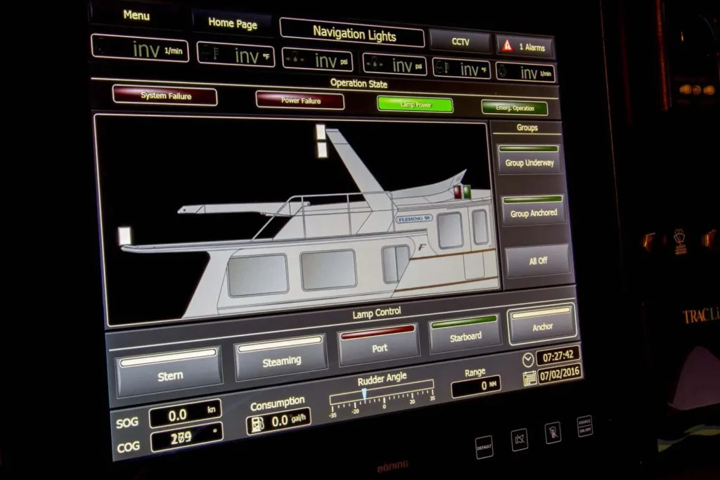 Detail photo of the Fleming 58 / 60