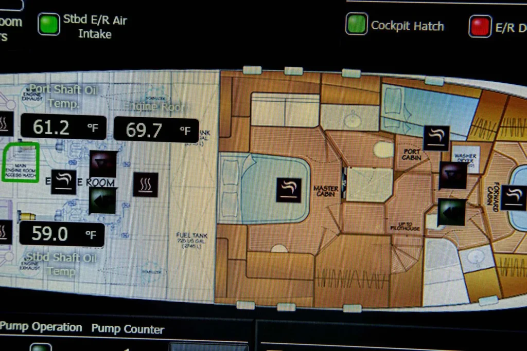 Detail photo of the Fleming 58 / 60