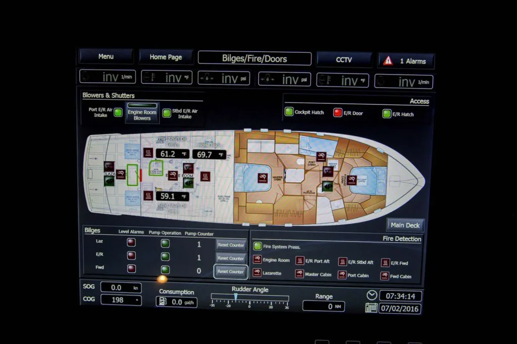 Detail photo of the Fleming 58 / 60