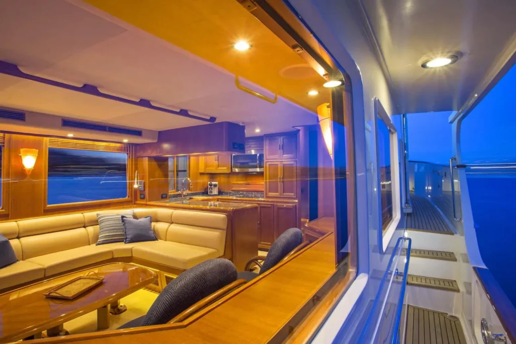 Interior photo of the Fleming 58 / 60