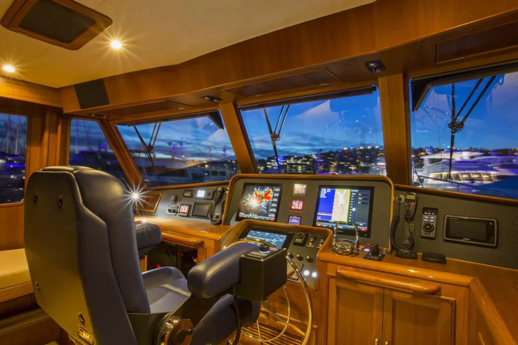 Interior photo of the Fleming 58 / 60