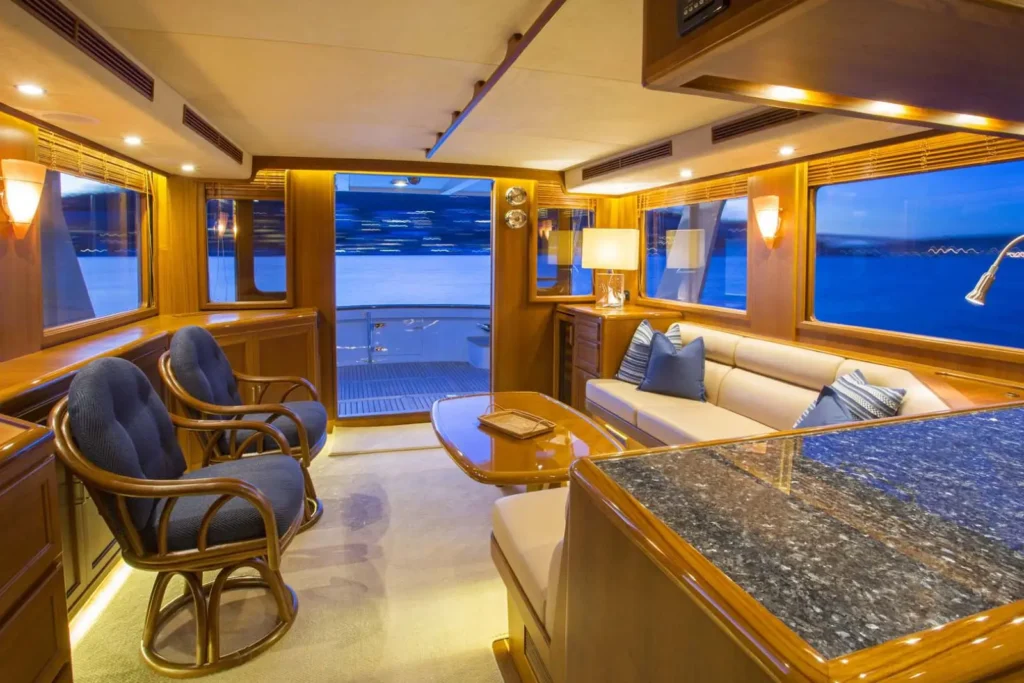 Interior photo of the Fleming 58 / 60