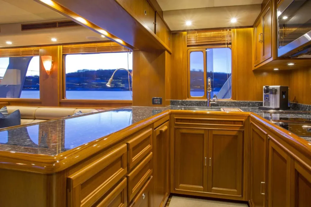 Interior photo of the Fleming 58 / 60