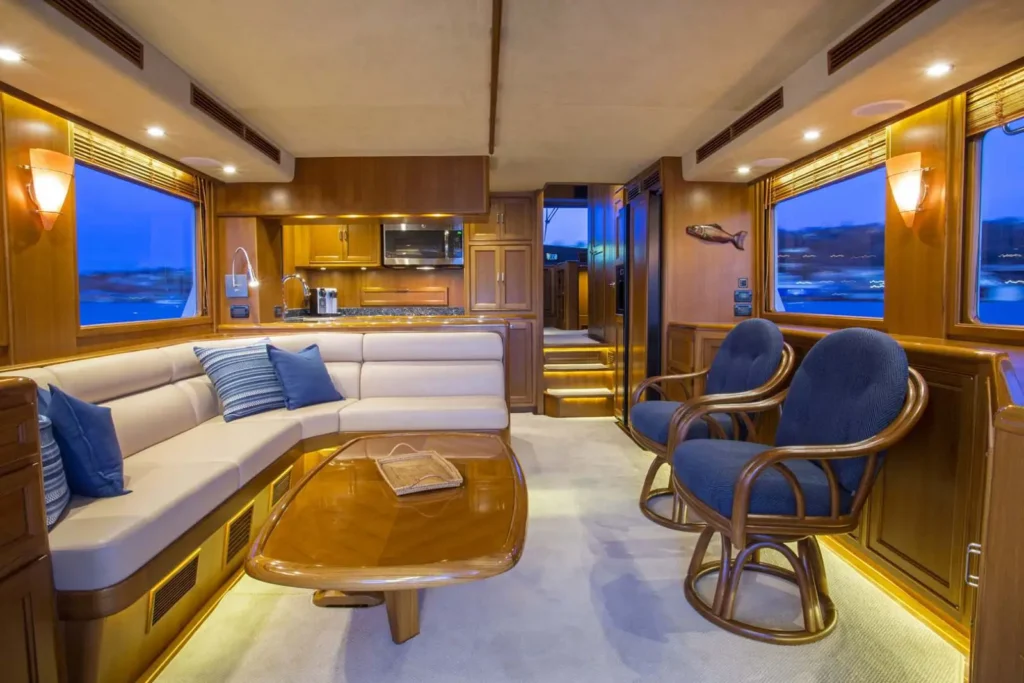 Interior photo of the Fleming 58 / 60