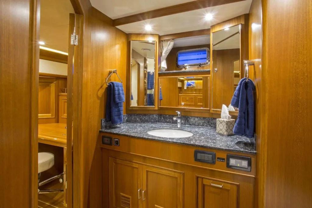 Interior photo of the Fleming 58 / 60