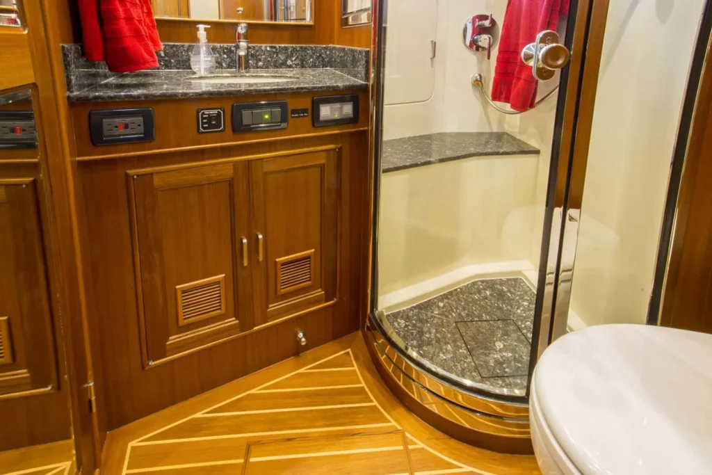 Interior photo of the Fleming 58 / 60