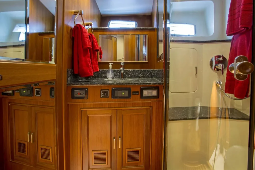 Interior photo of the Fleming 58 / 60