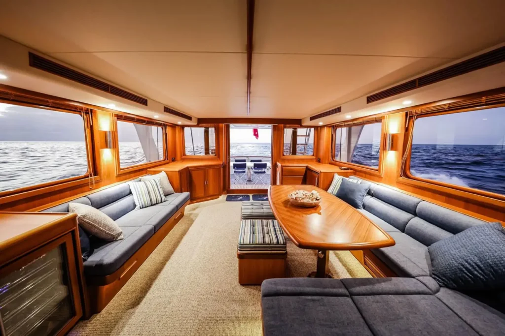 Interior photo of the Fleming 65