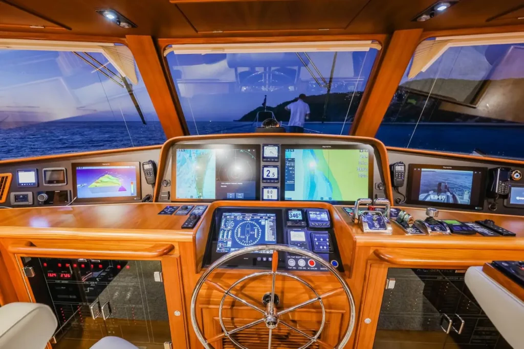 Interior photo of the Fleming 65