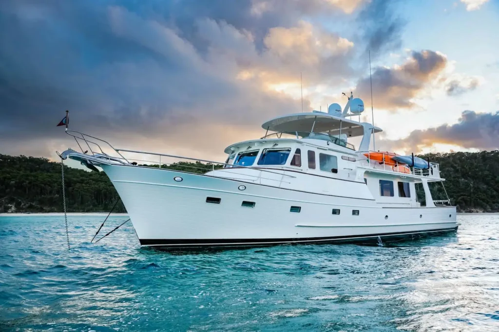 Running photo of the Fleming 65