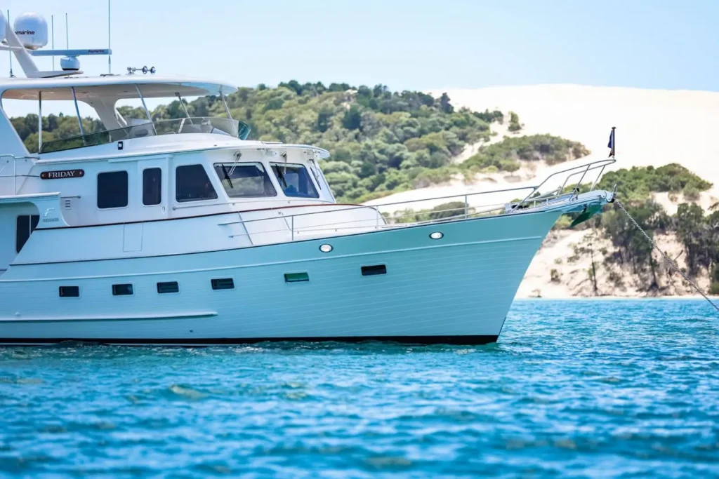 Running photo of the Fleming 65