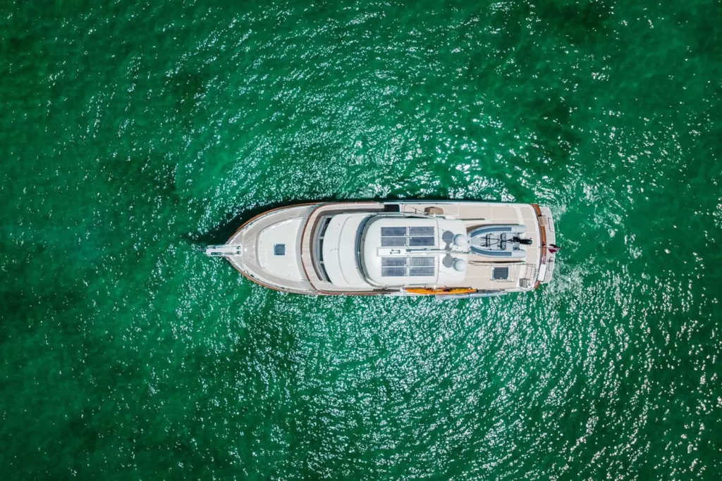 Running photo of the Fleming 65