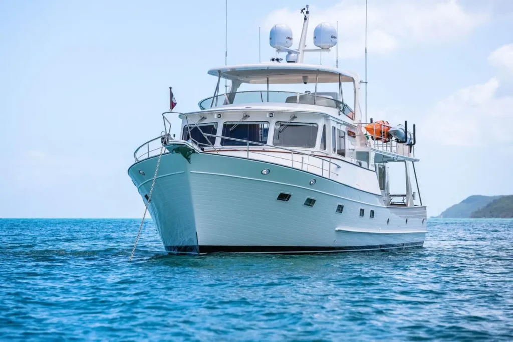 Running photo of the Fleming 65