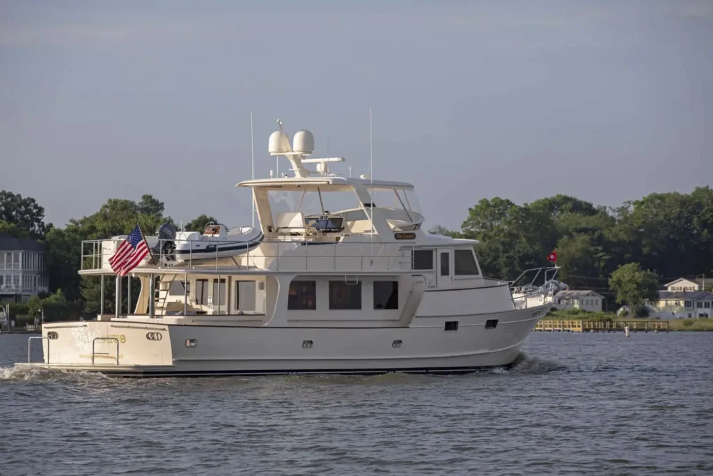 Running photo of the Fleming 78