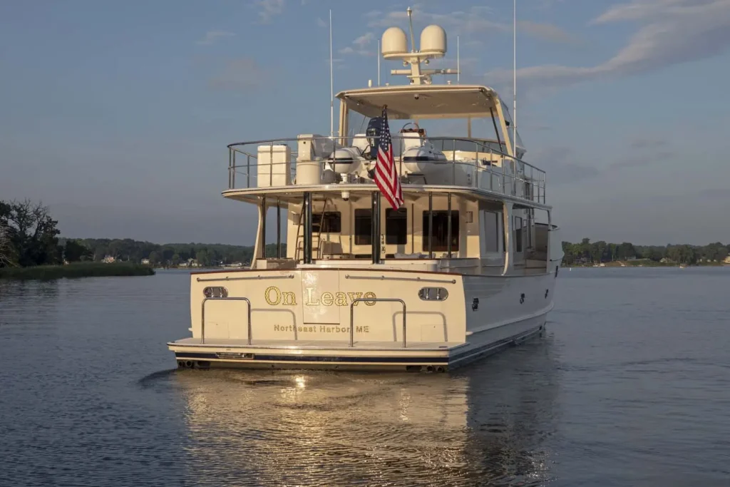 Running photo of the Fleming 78