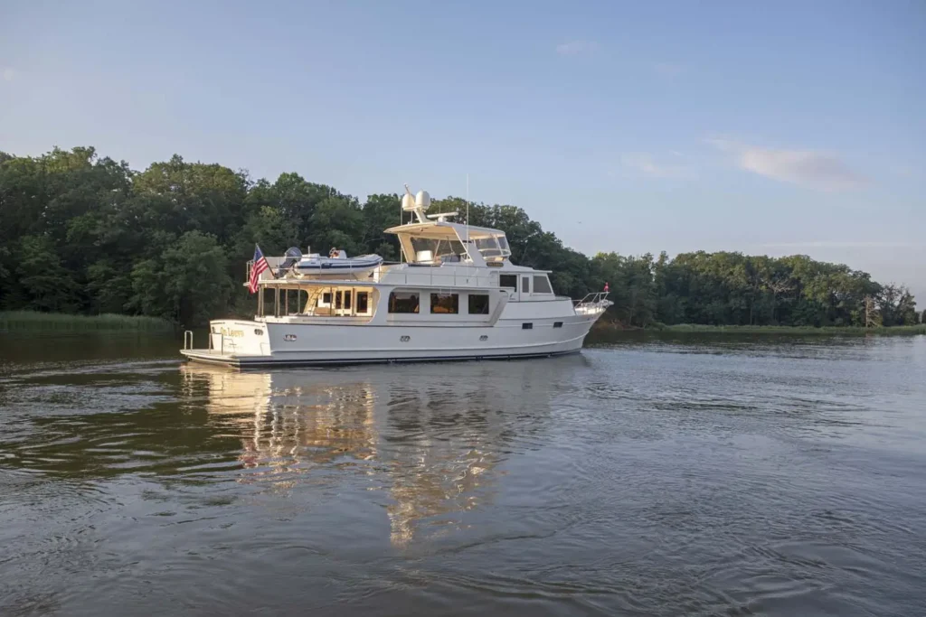 Running photo of the Fleming 78