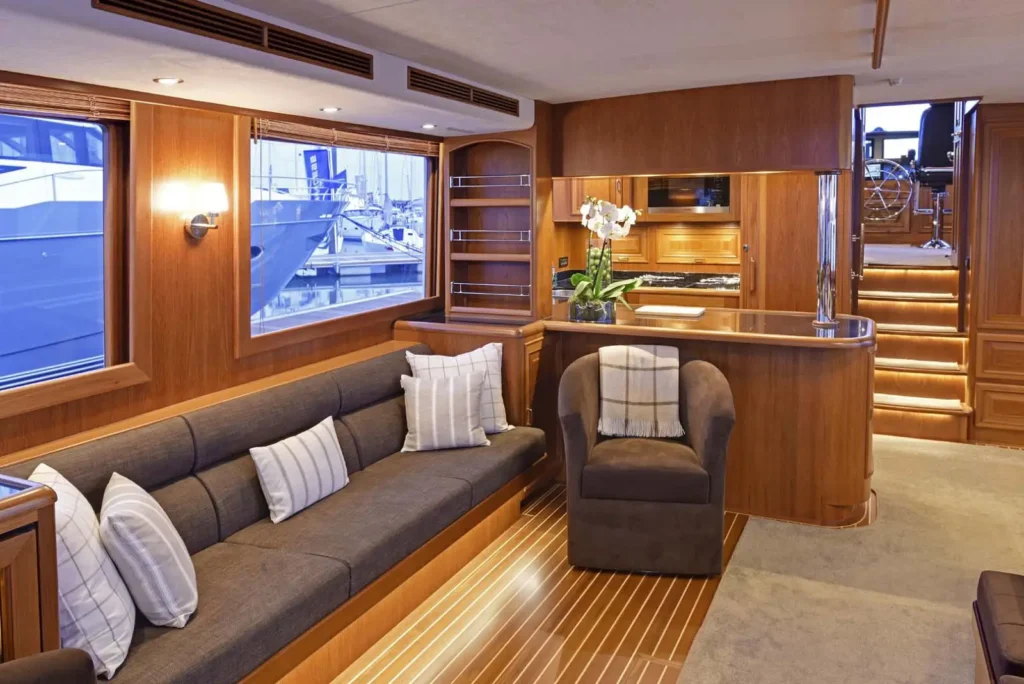 Interior photo of the Fleming 78