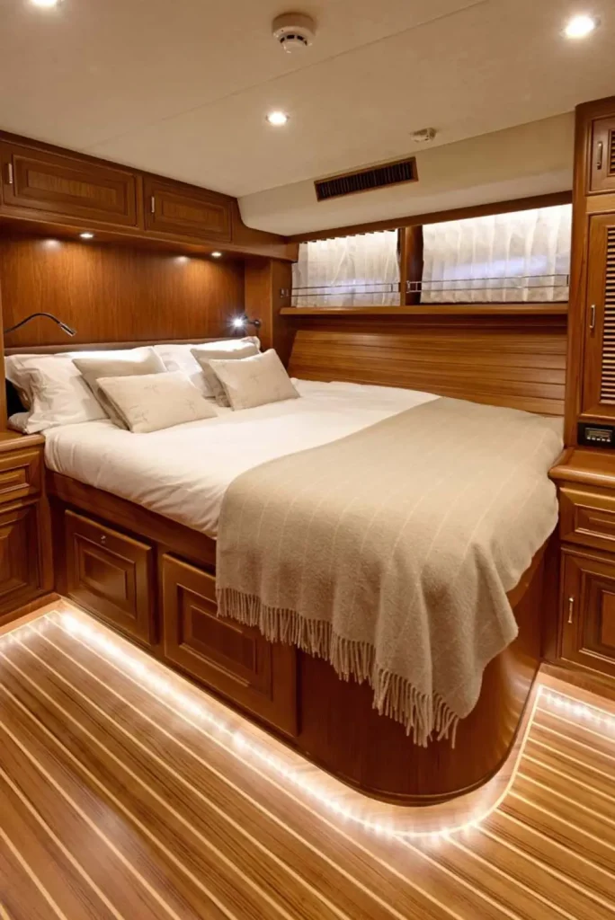 Interior photo of the Fleming 78