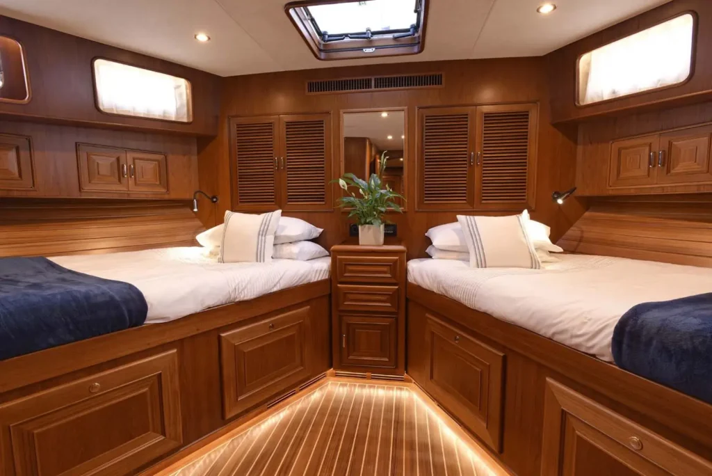 Interior photo of the Fleming 78