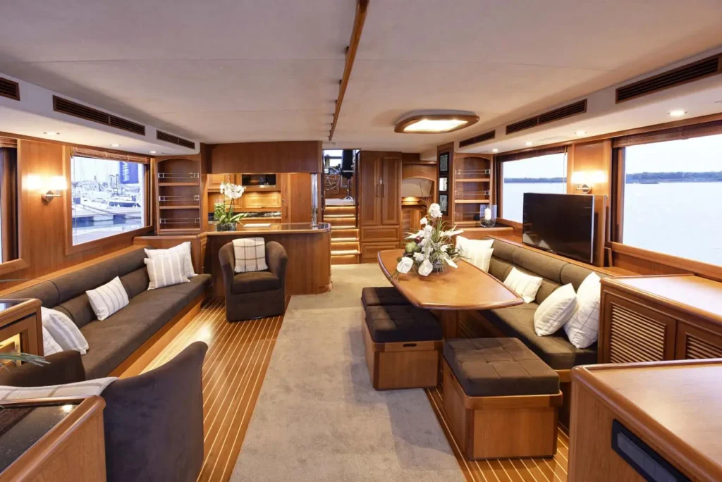 Interior photo of the Fleming 78