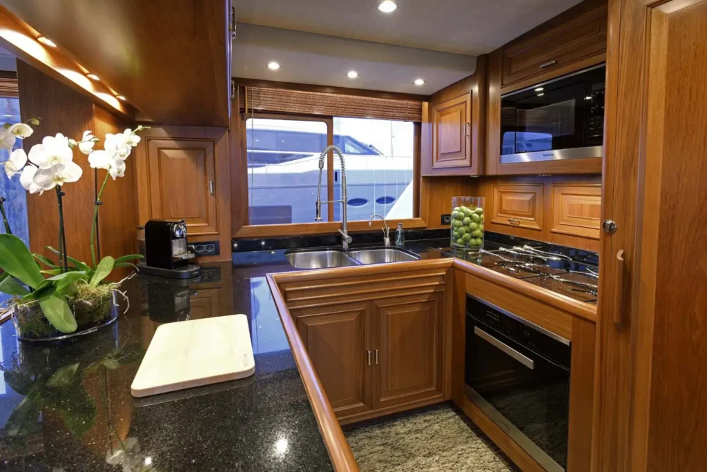 Interior photo of the Fleming 78