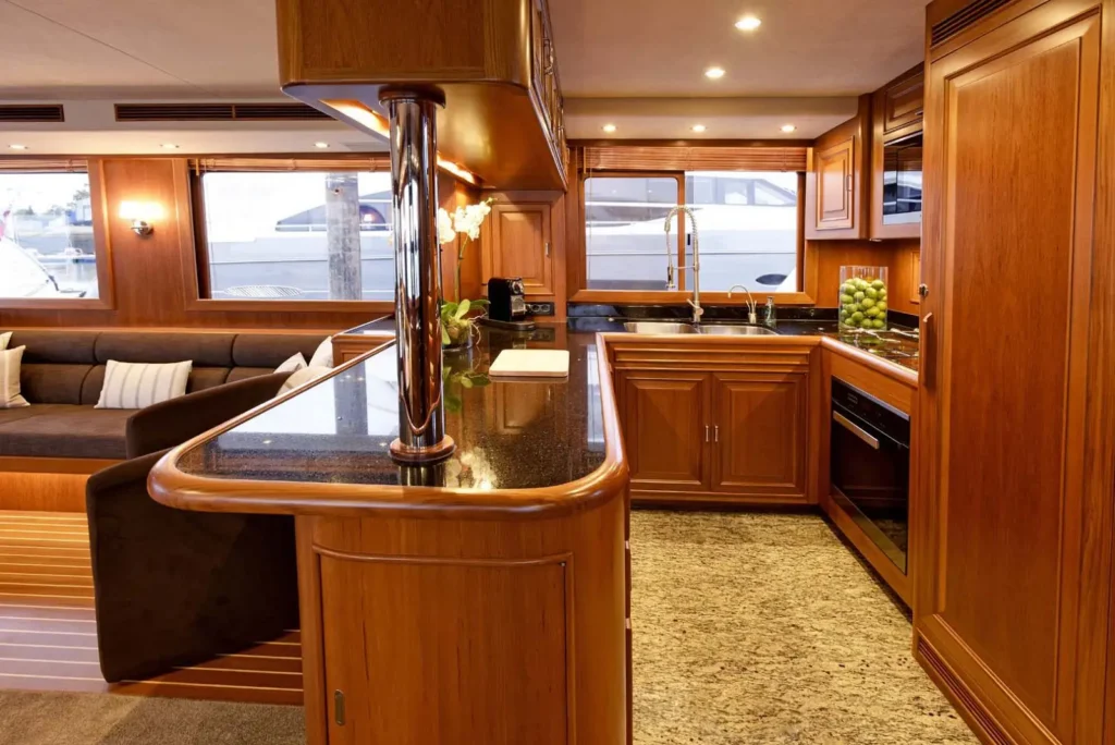 Interior photo of the Fleming 78