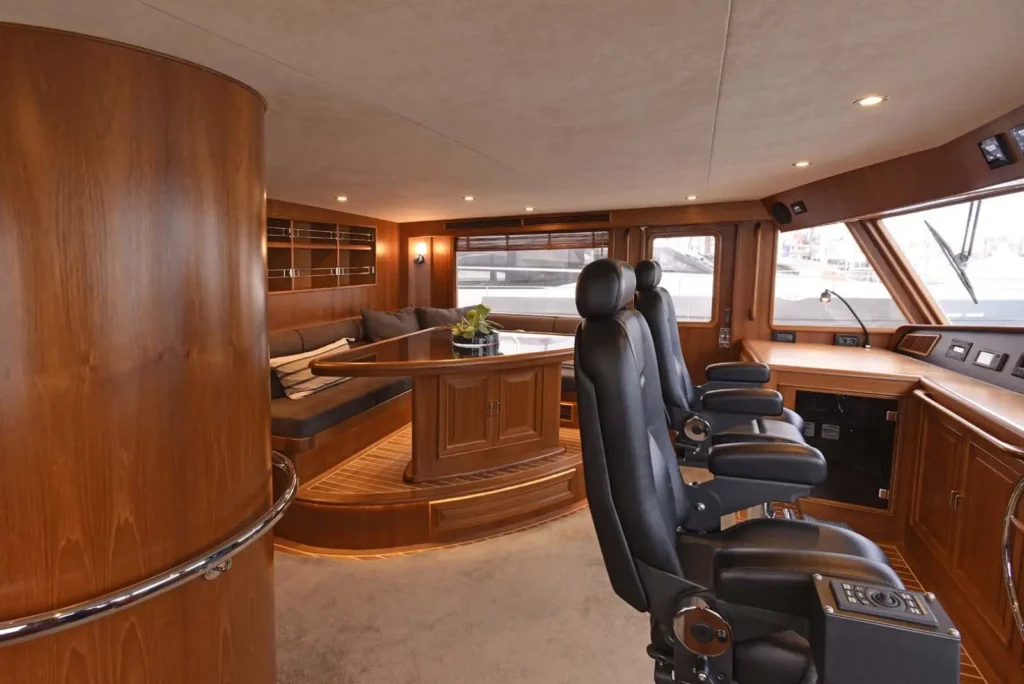 Interior photo of the Fleming 78