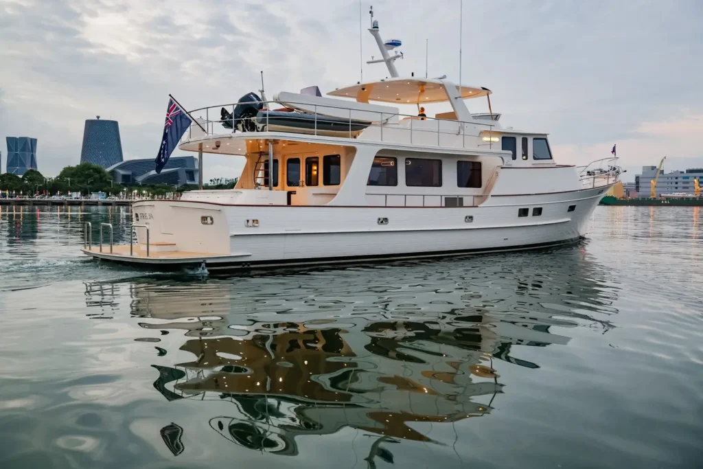 Running photo of the Fleming 85