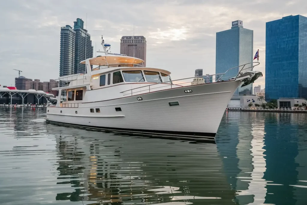 Running photo of the Fleming 85