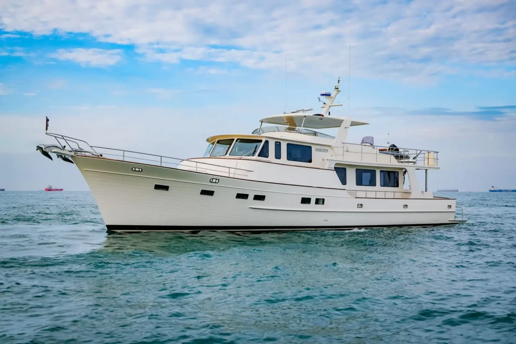 Running photo of the Fleming 85