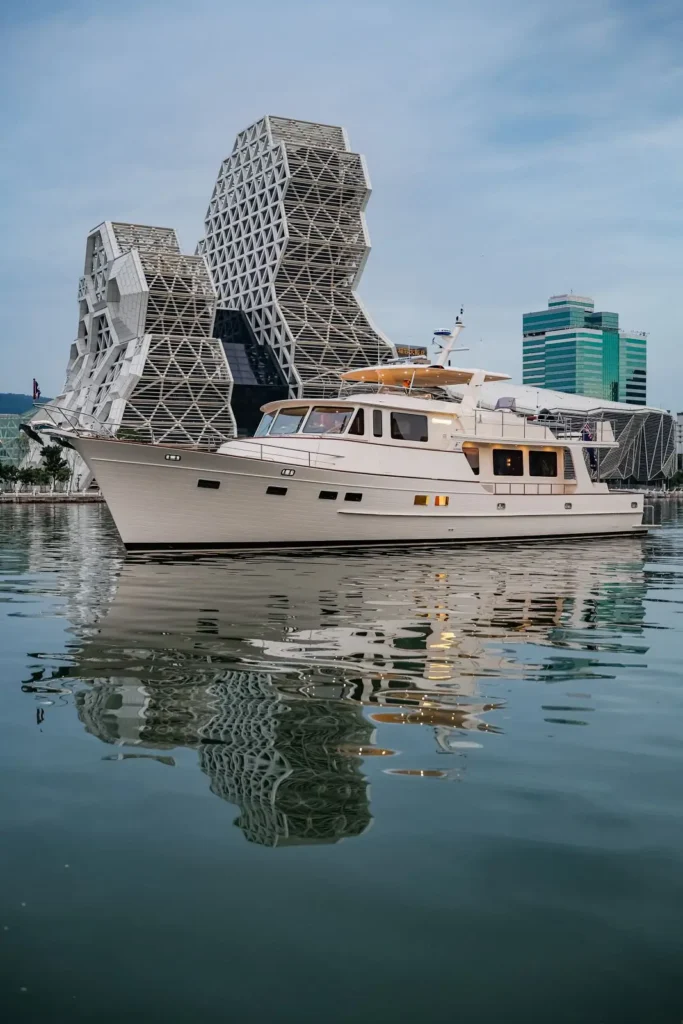 Running photo of the Fleming 85