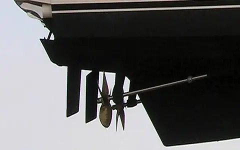 Image of a yacht in the sea